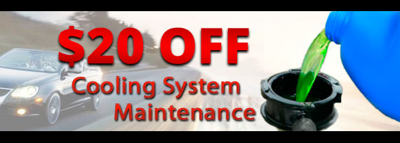 $20 Off Cooling System Maintenance